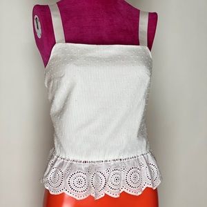 Eyelet-edges Cami Top